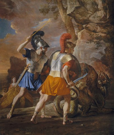 I compagni di Rinaldo da Nicolas Poussin
